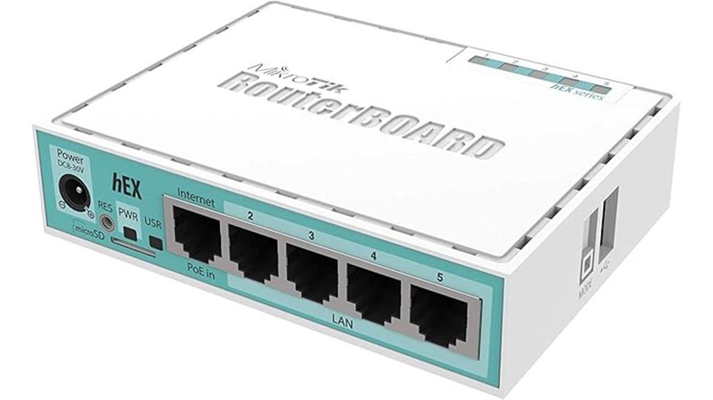 Five Bold Router Mikrotik Hex RB750GR3 Review: Five‑Port Gigabit Router - MiniPCReviewer